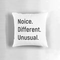 Vibrant Kath and Kim inspired throw pillow with a unique, quirky design