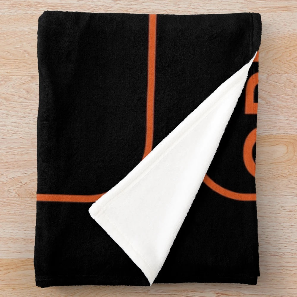 Nolan-inspired Oppenheimer plush blanket featuring the director's cinematic style