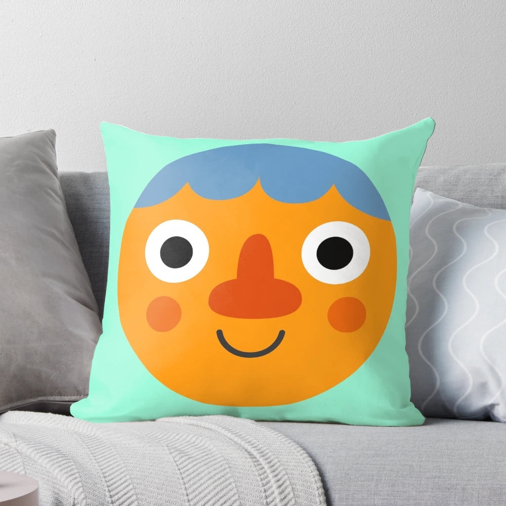 Noodle face pillow with super simple songs characters