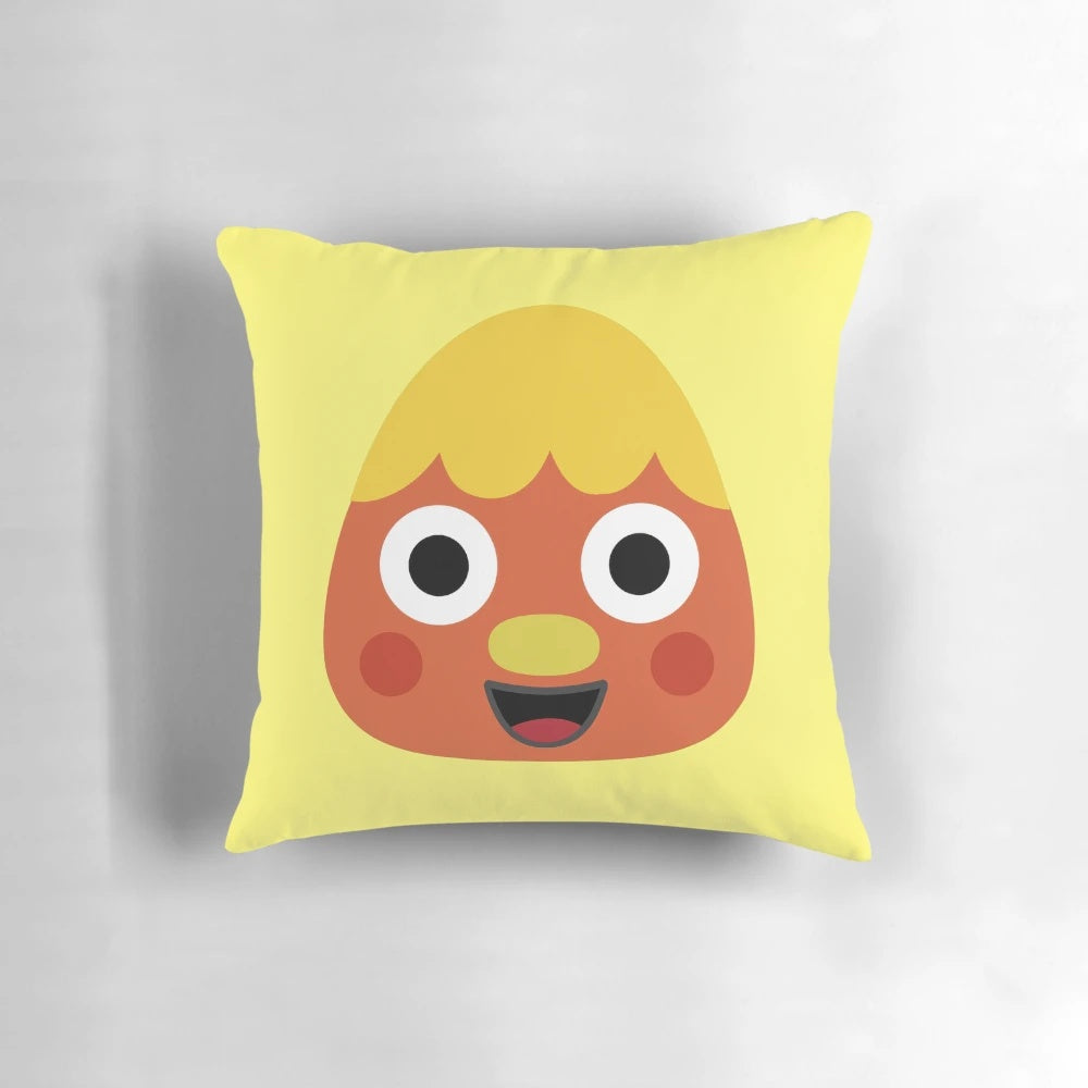 Noodle & Pals Kernel Face Plush Pillow - Soft, Cuddly Cartoon Character for Kids and Toddlers