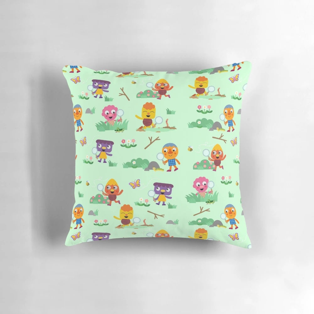 Noodle & Pals Pattern 02 Decorative Throw Pillow