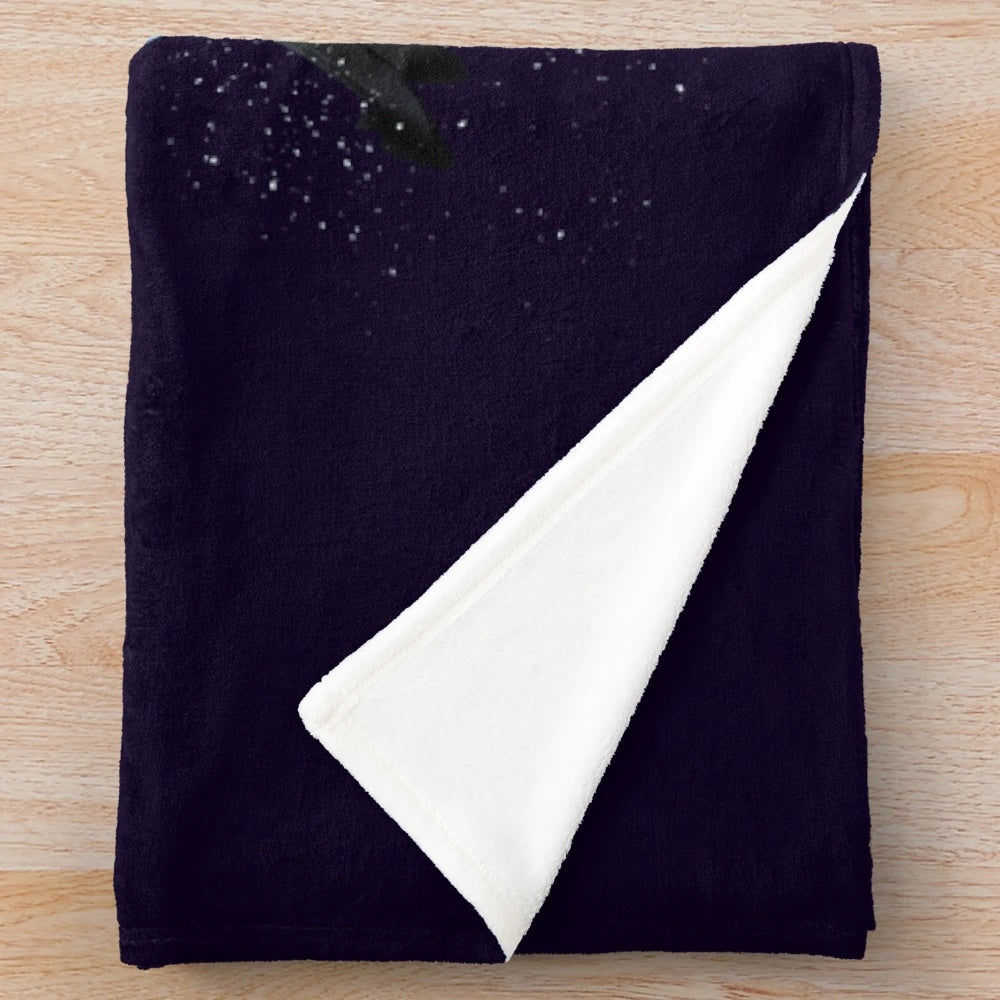 Odin, the Norse god, depicted on a dark plush blanket