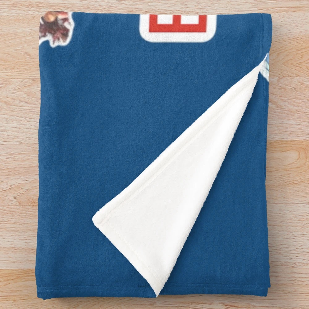 Plush blanket featuring characters from the classic 1970s TV show Emergency!
