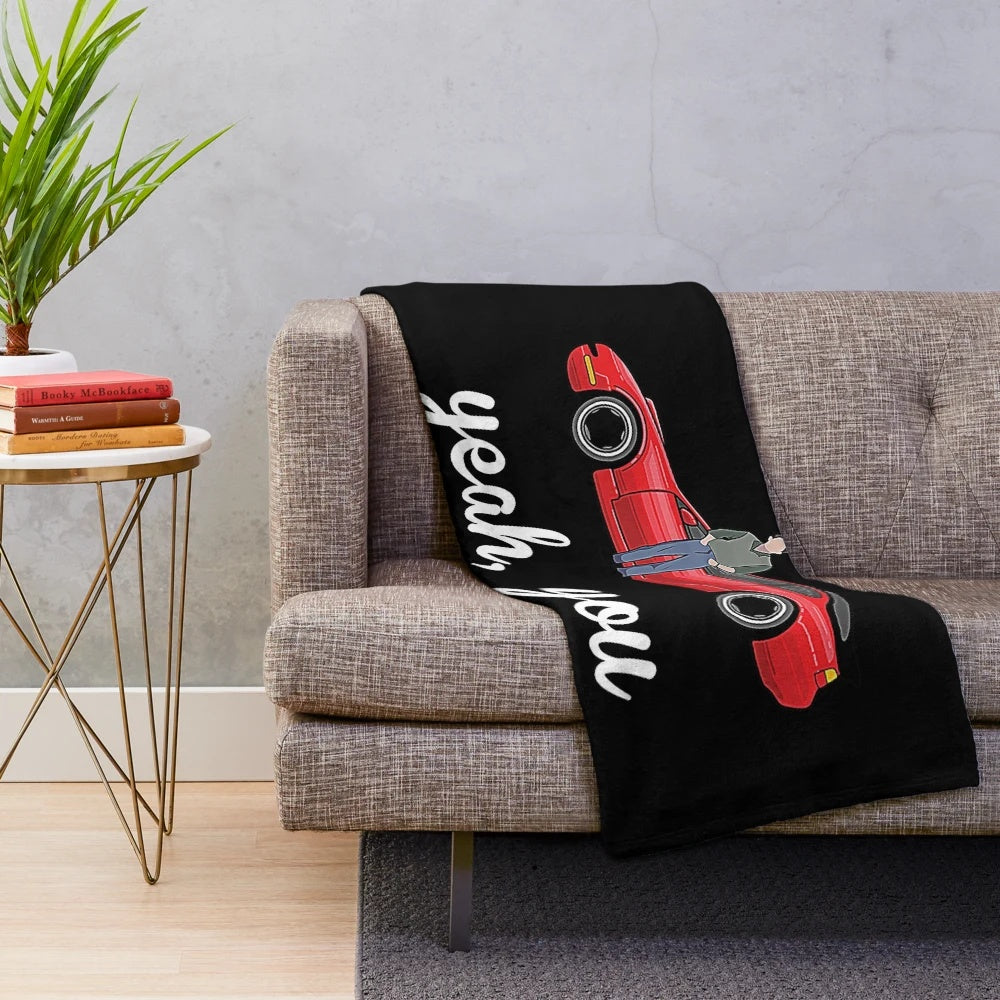 Plush blanket featuring the iconic 16 Candles movie scene
