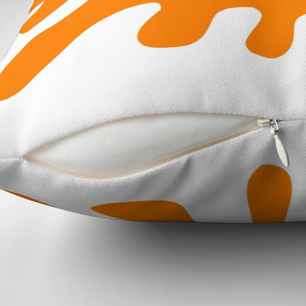 Plush pillow featuring the iconic retro Nickelodeon logo, perfect for 90s cartoon fans and nostalgic home decor.