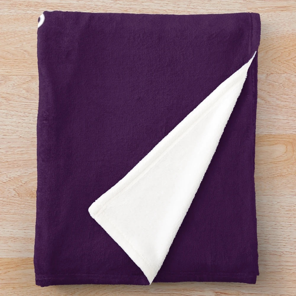 Plush blanket featuring Buffy the Vampire Slayer's Giles and Joyce's "Band Candy" design