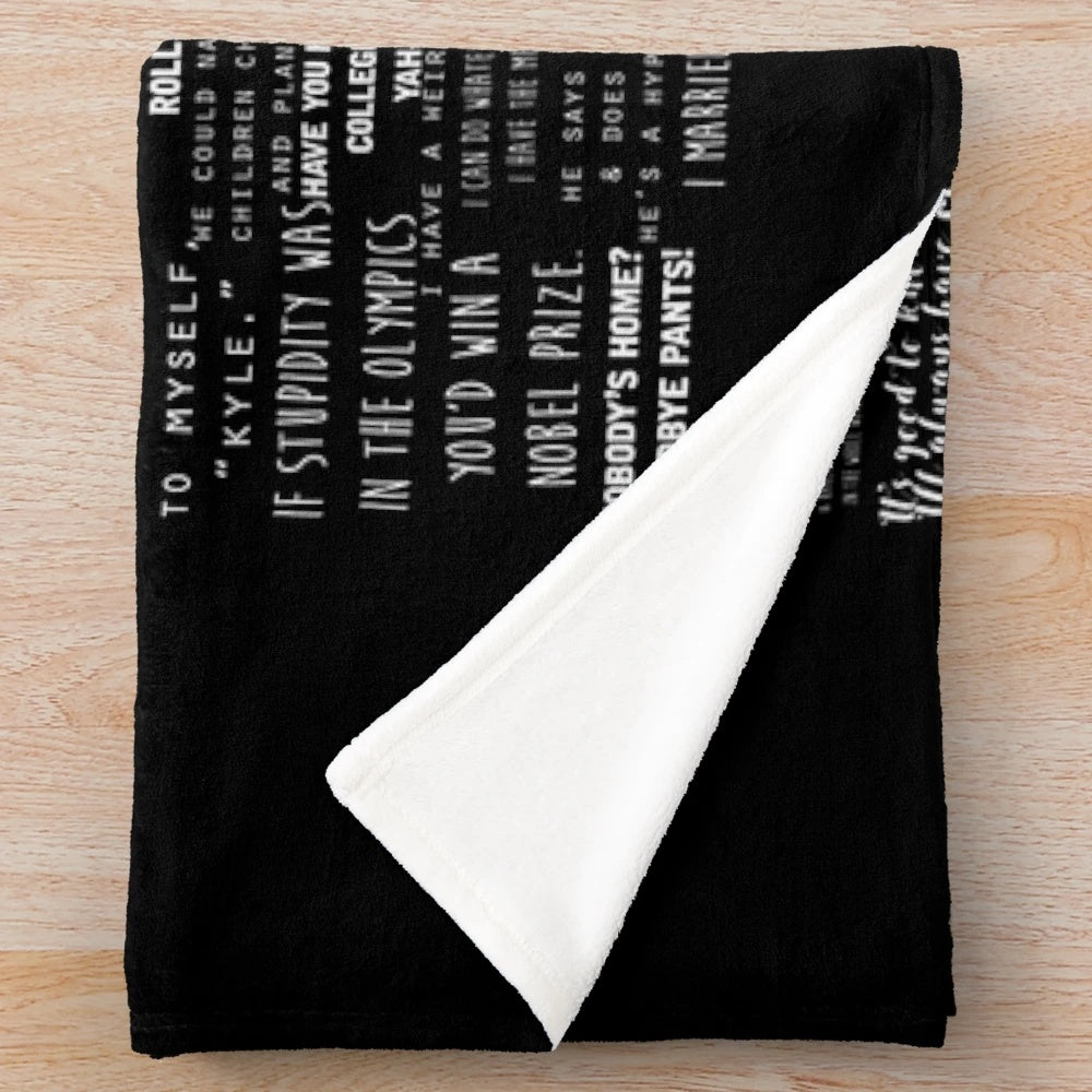 Boy Meets World Inspired Plush Blanket with Memorable Quotes