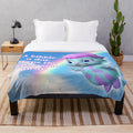 Cozy plush blanket featuring the iconic Bibble meme