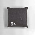 Calvin and Hobbes character illustration on a soft, plush pillow