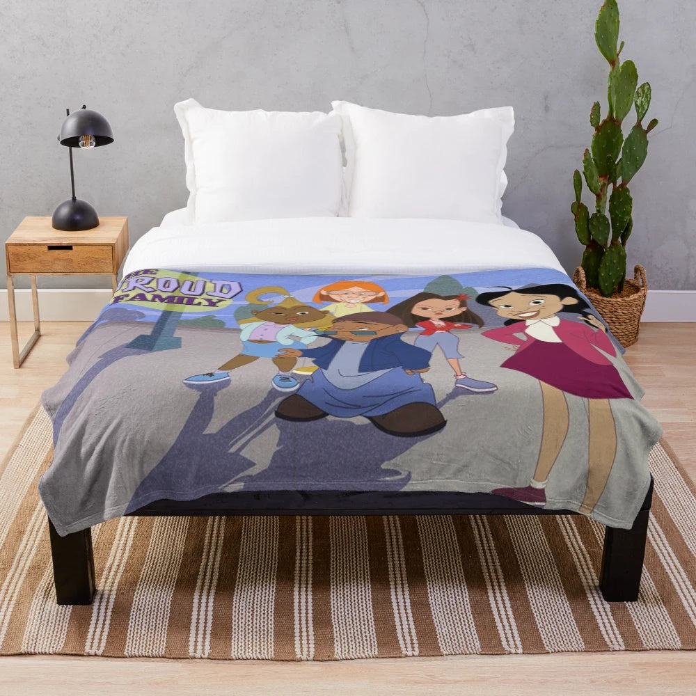 The Proud Family Inspired Plush Blanket