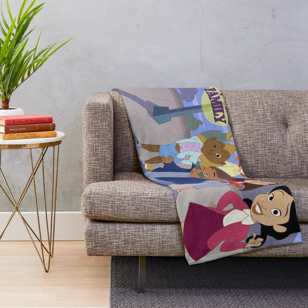 The Proud Family Inspired Plush Blanket