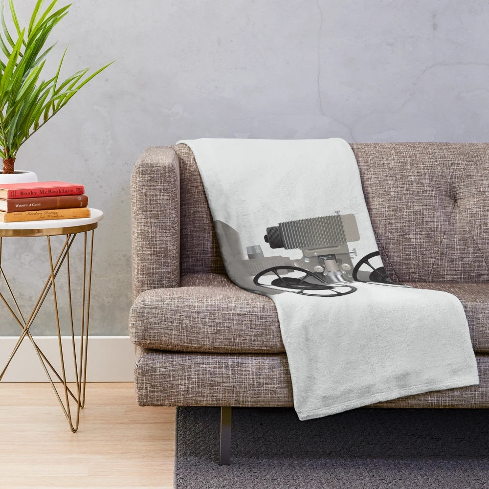 Plush blanket featuring alternative cinema paradiso movie poster design