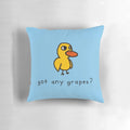 Pillow featuring a nostalgic duck song design