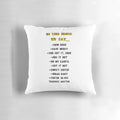 Full House quotes pillow featuring Stephanie Tanner, DJ Tanner, Uncle Jesse, and other beloved characters from the classic TV show.