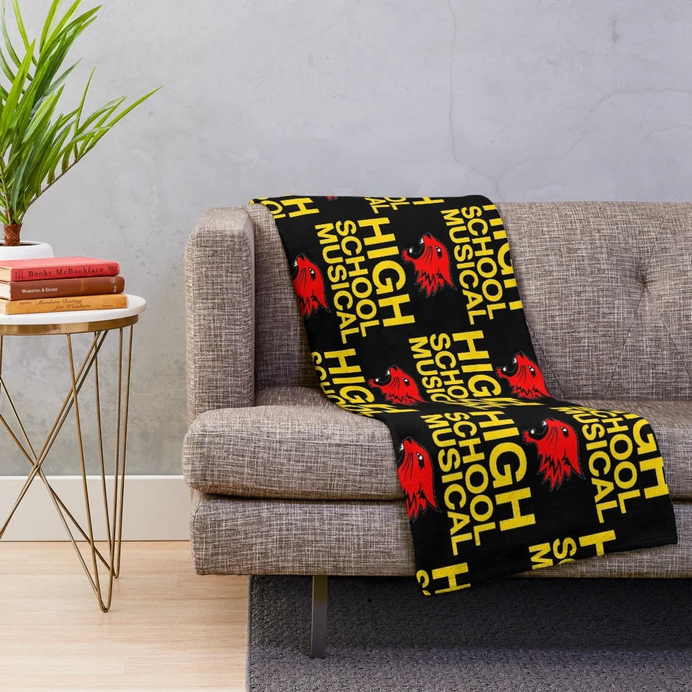 High School Musical Plush Blanket featuring Troy Bolton and the Wildcats