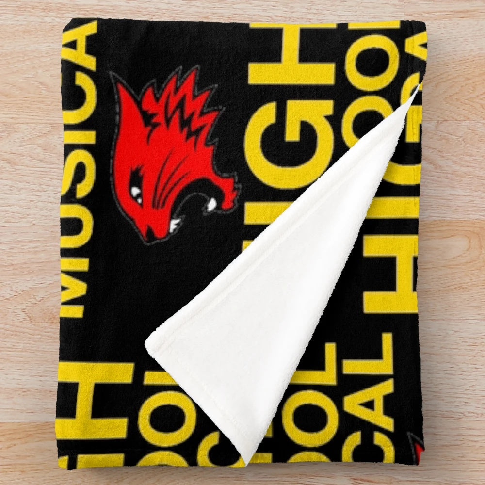 High School Musical Plush Blanket featuring Troy Bolton and the Wildcats