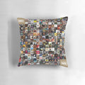 Pillow featuring vintage hip hop album cover designs