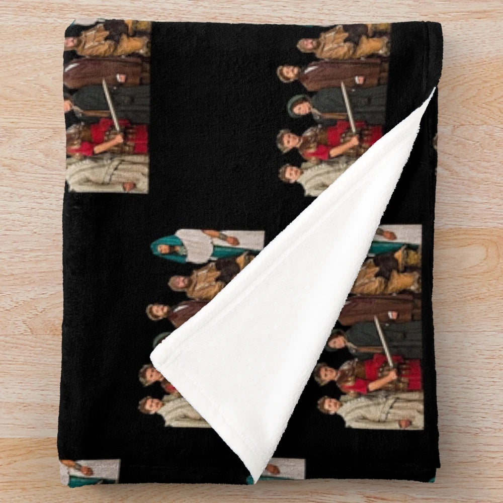 Horrible Histories inspired plush blanket