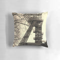 Pillow featuring a winding tower and headframe, representing the industrial culture and coal mining history of the Ruhr area in Germany.