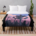 Iron Giant robot character plush blanket