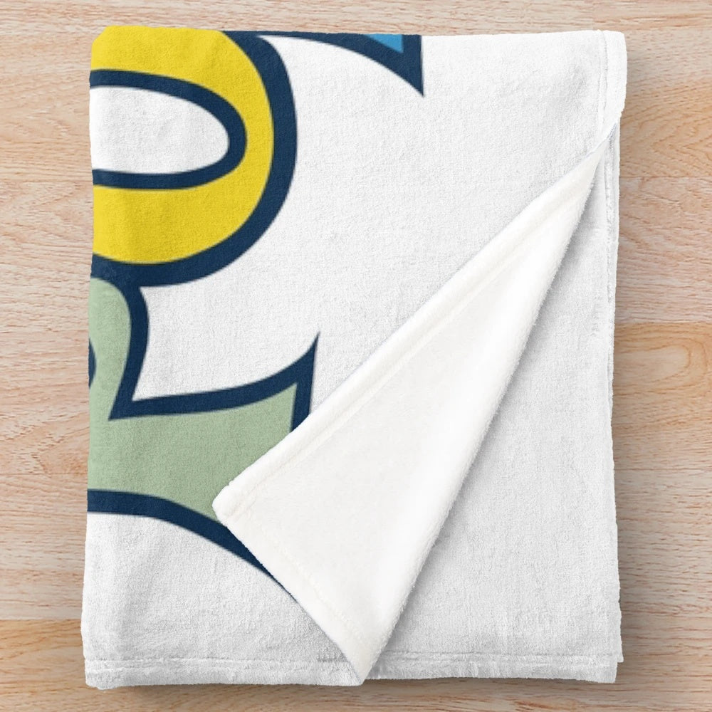 Vintage-style Mary Poppins inspired plush blanket