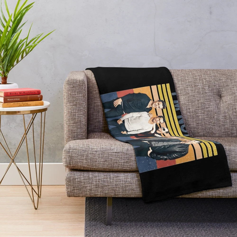 Vintage-inspired NKOTB plush blanket