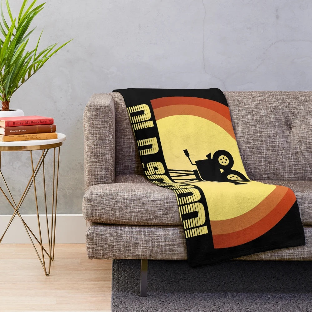 Old school filmmaking plush blanket for cinema enthusiasts