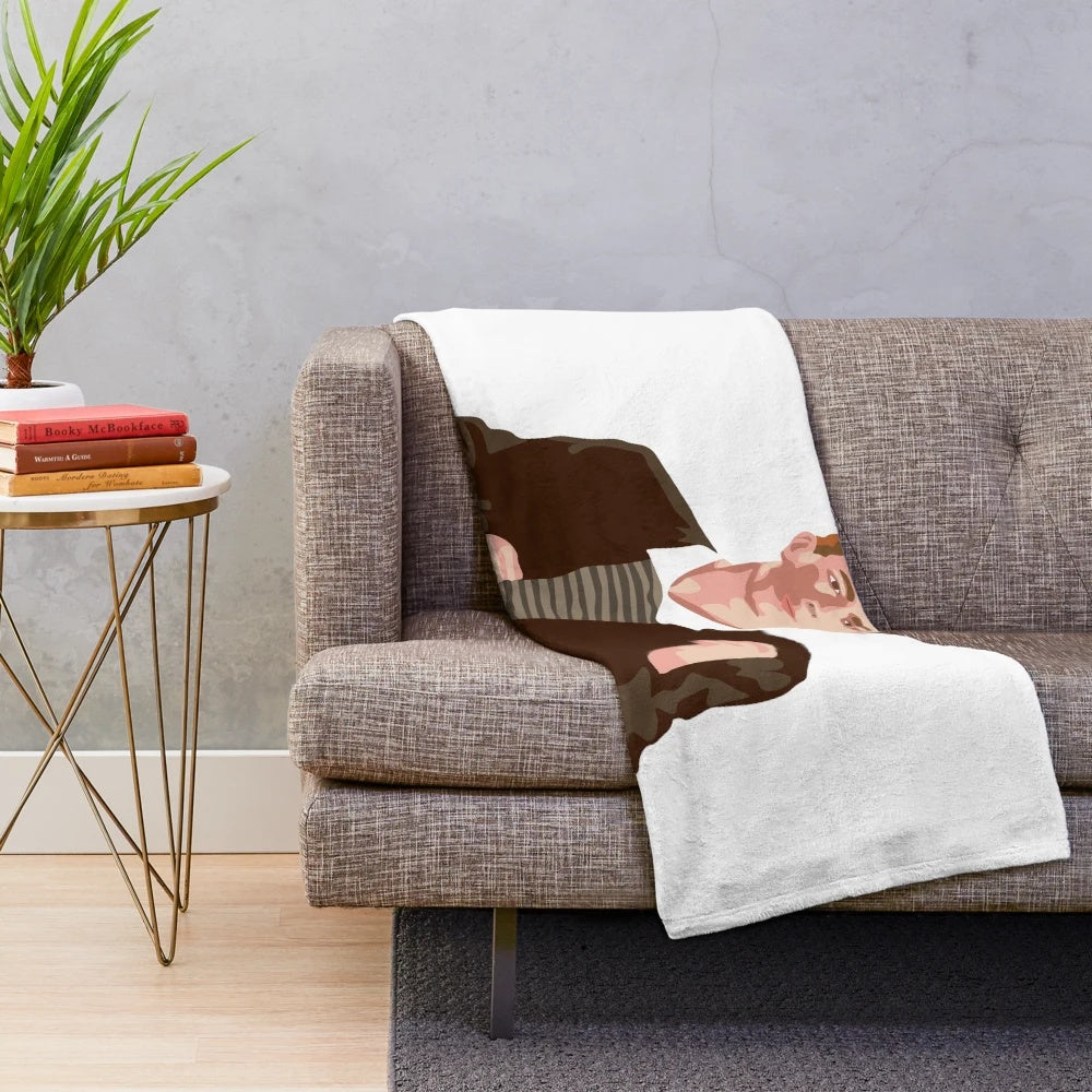 Soft, plush blanket featuring the iconic Rick Astley "Never Gonna Give You Up" meme