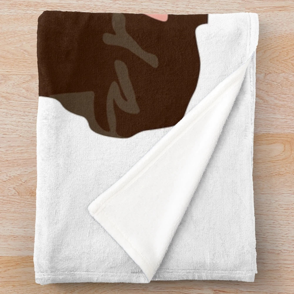 Soft, plush blanket featuring the iconic Rick Astley "Never Gonna Give You Up" meme