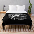 Soft and cozy plush blanket featuring the iconic character Lain Iwakura from the 90s anime series Serial Experiments Lain