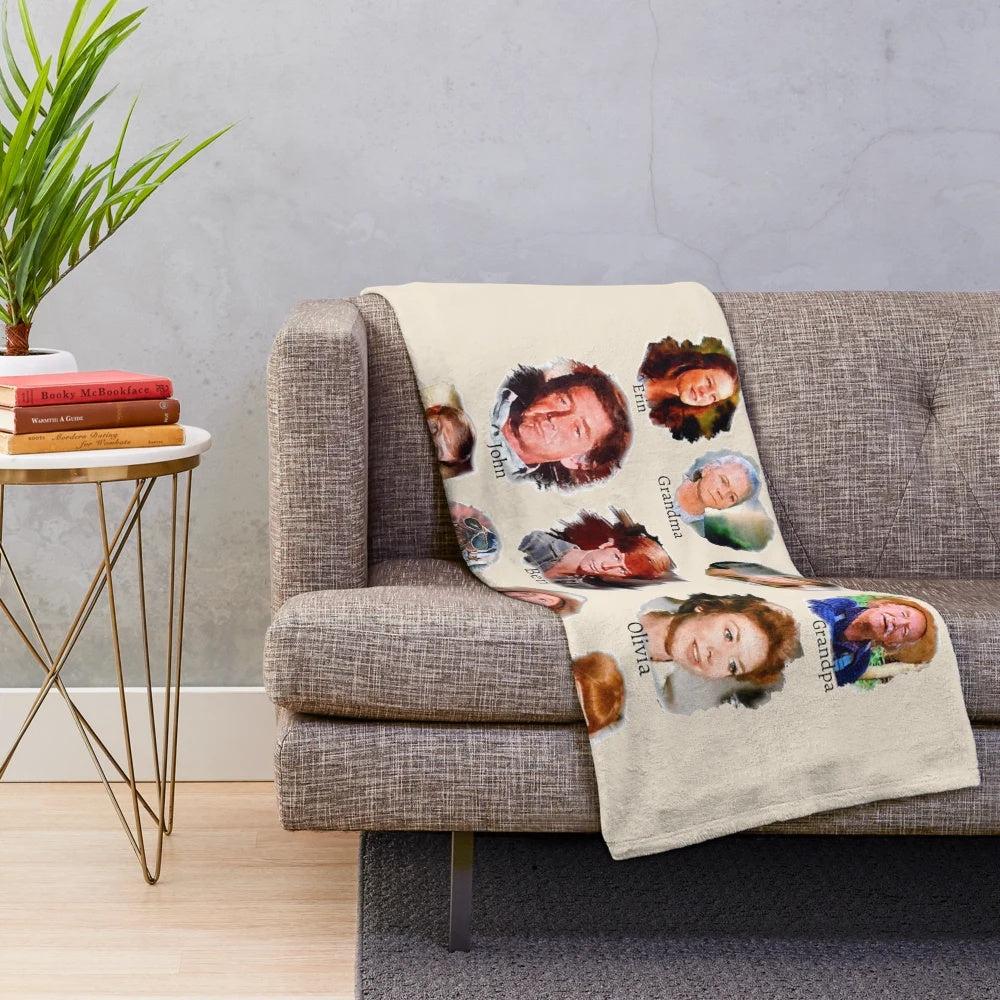 The Waltons Themed Plush Blanket