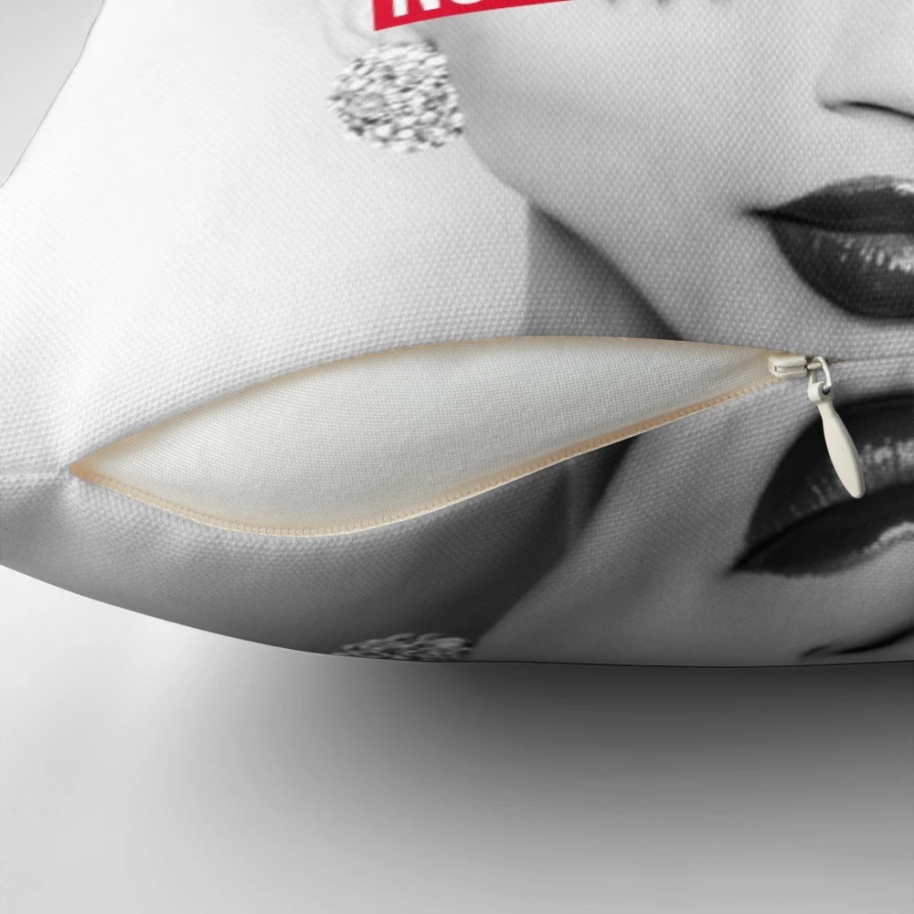 "Not Today, Satan Pillow featuring a drag queen design for RuPaul's Drag Race fans"