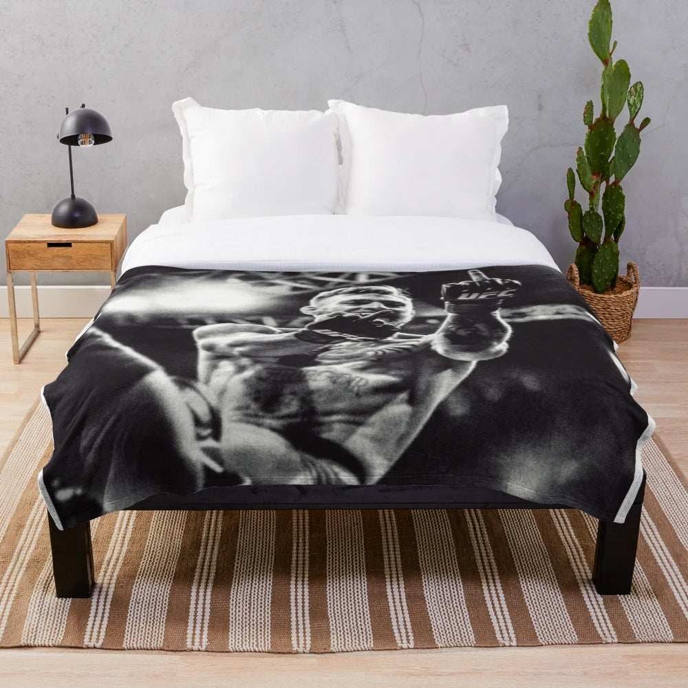 Conor McGregor Themed Plush Blanket