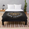 Oakland University Circle Plush Blanket
