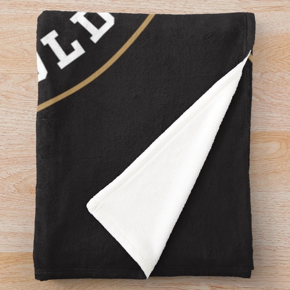 Oakland University Circle Plush Blanket
