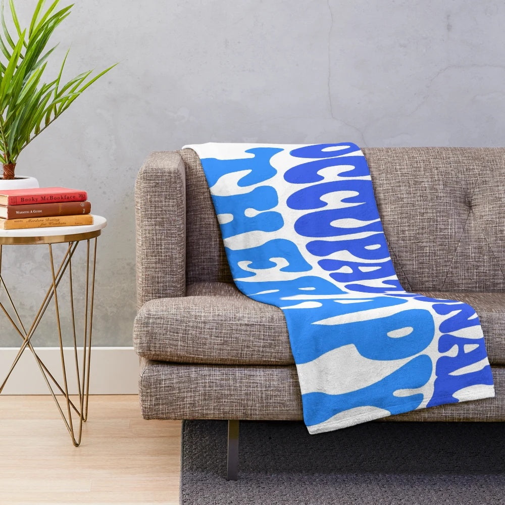 Occupational therapy inspired plush blanket