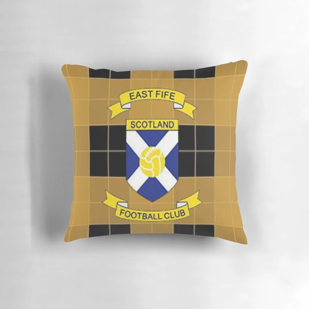 East Fife FC football club pillow with club crest and colors