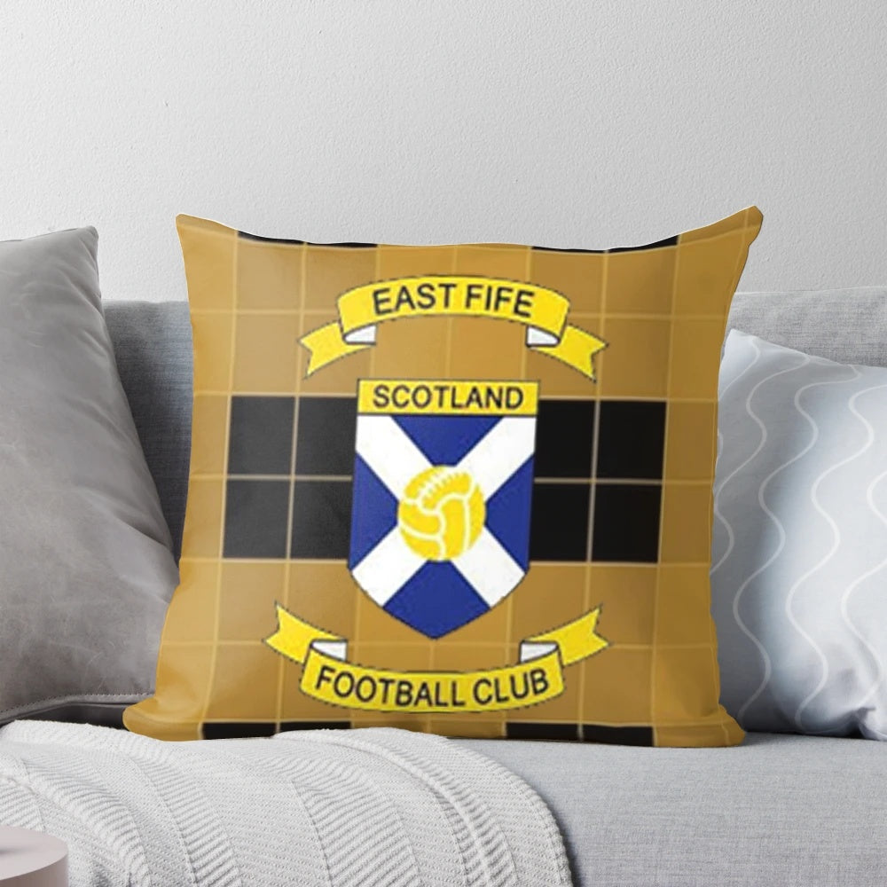 East Fife FC football club pillow with club crest and colors