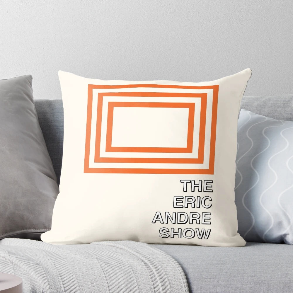 Plush throw pillow featuring the iconic 'Bird Up' logo from The Eric Andre Show on Adult Swim