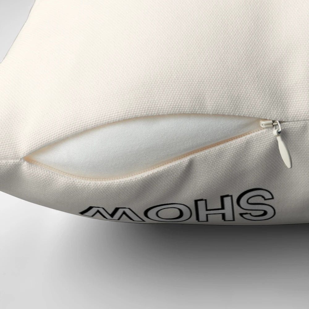 Plush throw pillow featuring the iconic 'Bird Up' logo from The Eric Andre Show on Adult Swim