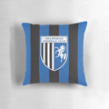 Gillingham FC Logo Stripes Pillow - Support Your Football Club
