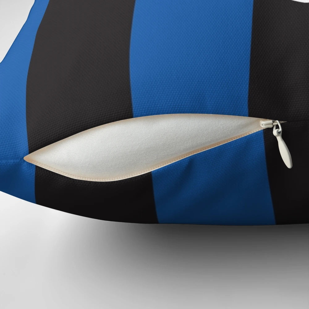 Gillingham FC Logo Stripes Pillow - Support Your Football Club