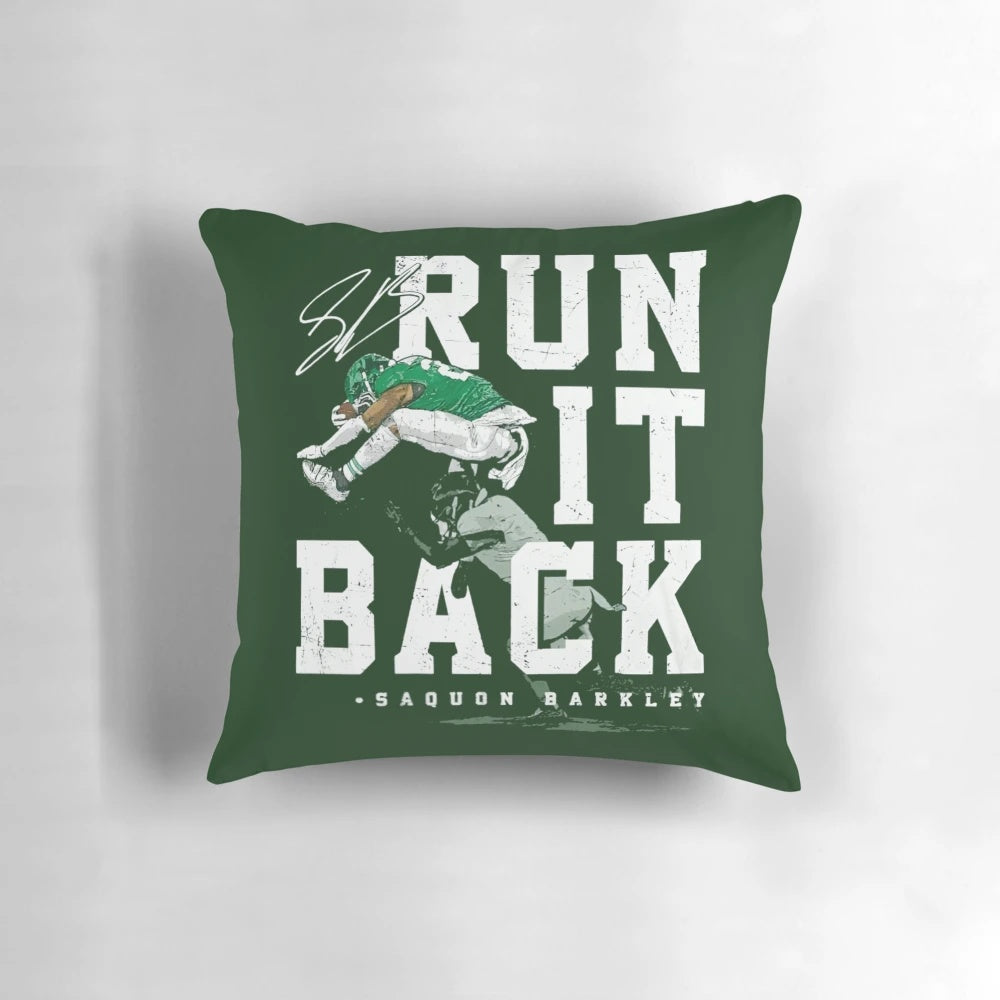 Saquon Barkley Philadelphia Eagles Pillow featuring the NFL superstar player