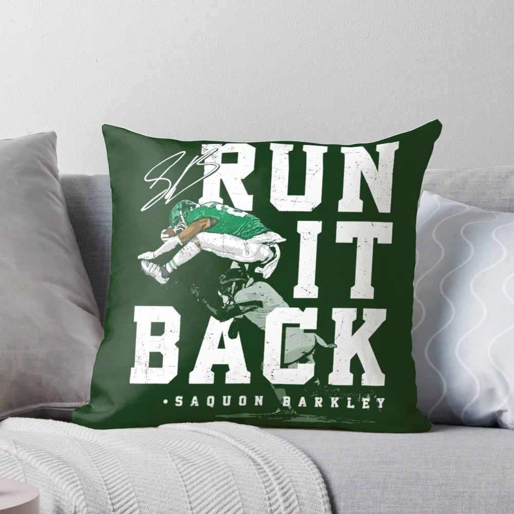 Saquon Barkley Philadelphia Eagles Pillow featuring the NFL superstar player