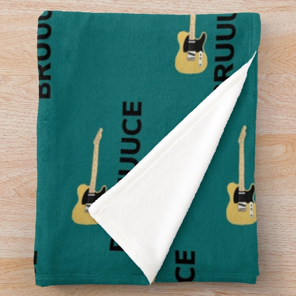 Cozy Bruce Springsteen Plush Blanket