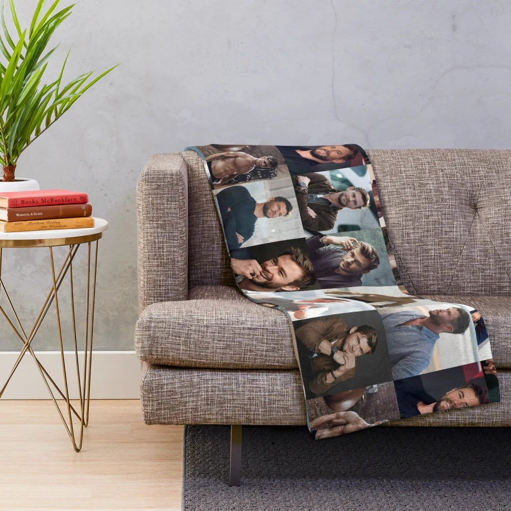 Chris Hemsworth Plush Blanket featuring the Marvel superhero Thor