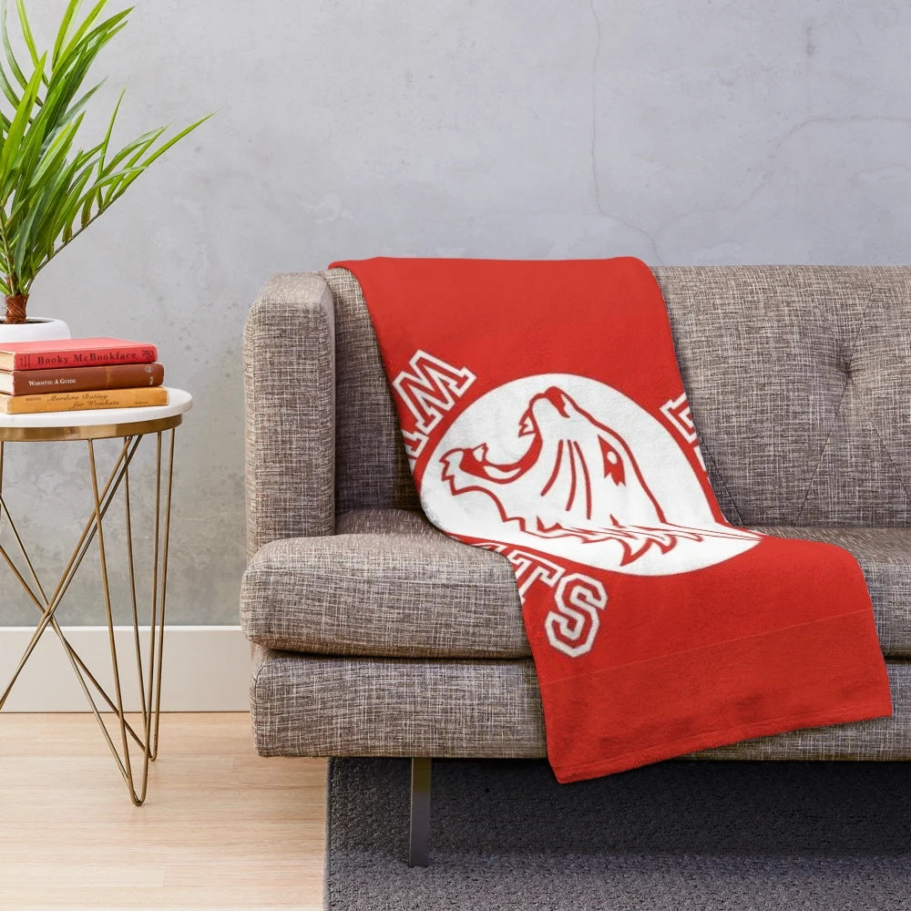 East High Wildcats Plush Blanket featuring iconic characters from High School Musical