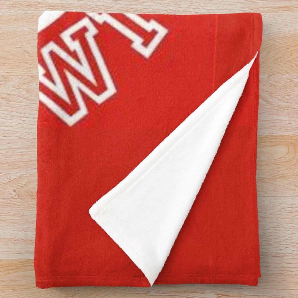 East High Wildcats Plush Blanket featuring iconic characters from High School Musical
