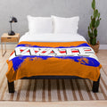 Glasgow Rangers Plush Blanket with Tartan Design