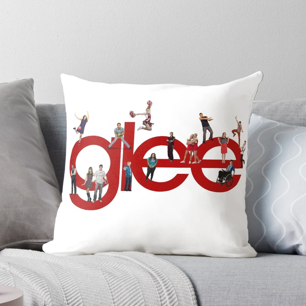 Glee TV Show Themed Pillow with Cast
